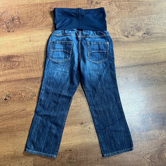 Liz Lange Maternity for Target Medium Wash Blue Jeans Size 4 Full Panel Denim - Picture 3 of 3